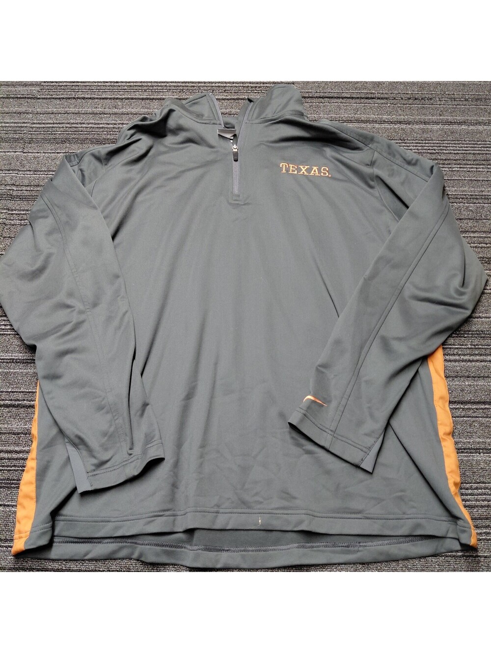Nike Texas Longhorns Men’s XL 1/4 Zip Pullover Fiesta Bowl XX Gray NCAA